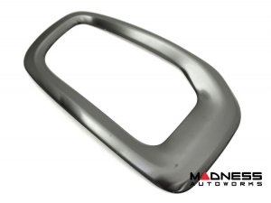 Jeep Renegade Front Fog Light Trim - Dark Brushed Stainless Steel (2015-2018)